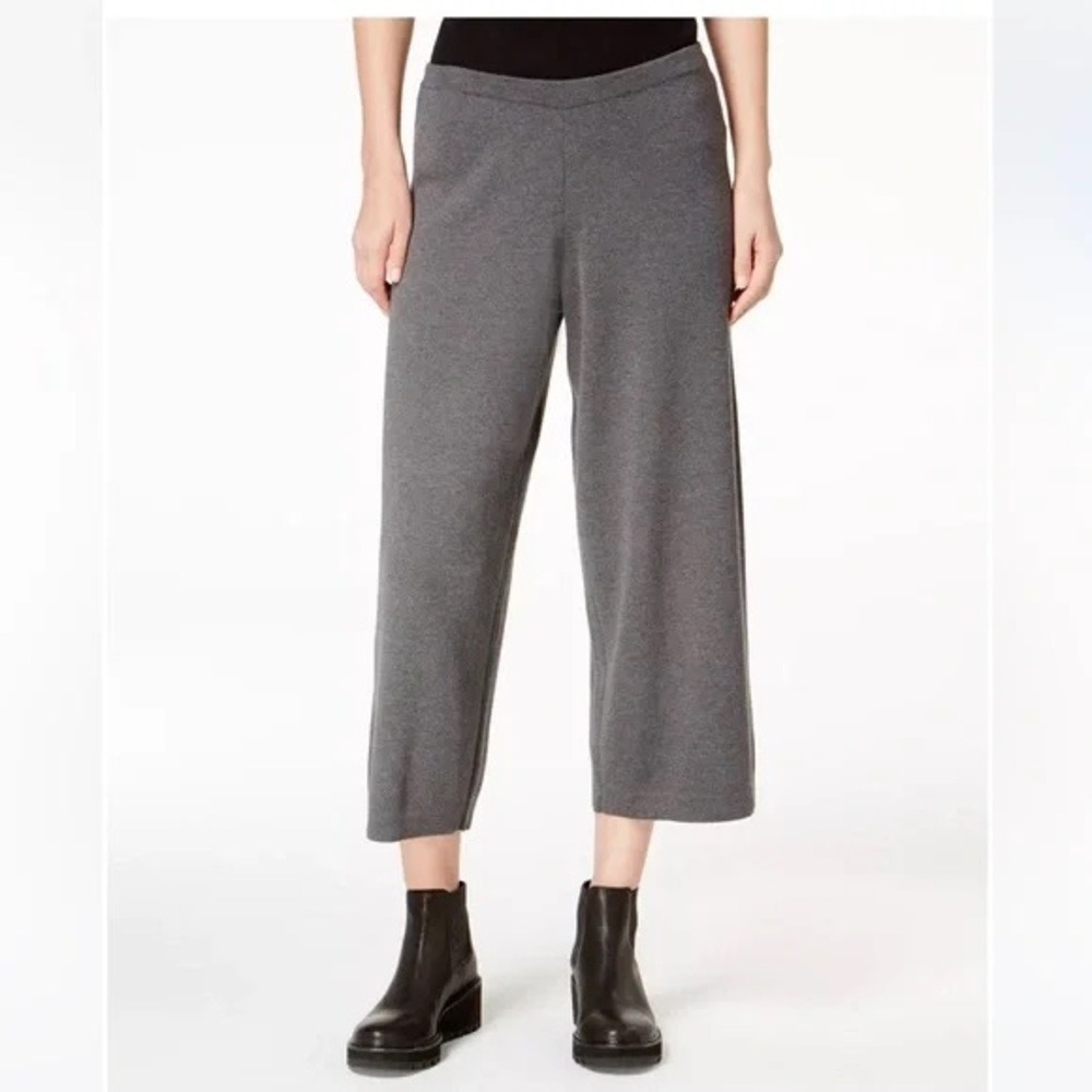 New Eileen Fisher Cropped Wool Pants